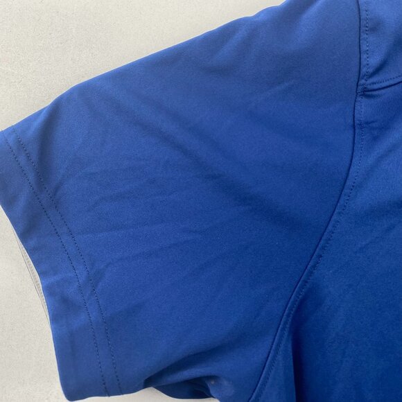 Oakley Men's Polo Shirt Large Blue Tailored Fit 100% Polyester - Picture 8 of 13